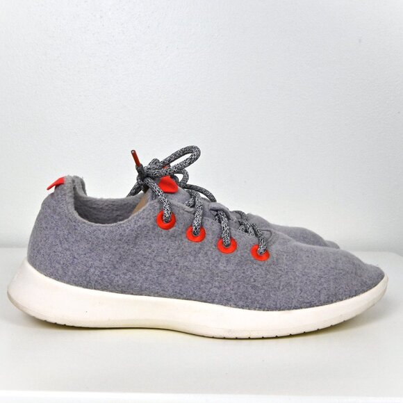 Allbirds Canada Maple Leaf Mizzles Merino Wool Runner Gray Sneakers US 12 UK 11 - Picture 9 of 16